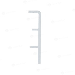Плинтус Alpine Floor Rico Concept 80 Белый с тиснением RC80001 2200×80×20