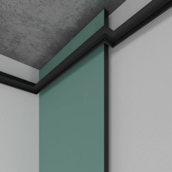 Профиль алюминиевый теневой с подсветкой Laconistiq Multilevel Черный 25-11-300 3000×46,3×27,7