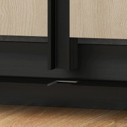 Профиль алюминиевый теневой Laconistiq Dual Черный муар RAL 9005 22-31-300 3000×8,6×12