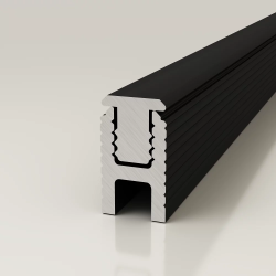 Профиль алюминиевый теневой Laconistiq Dual Mini Черный 28-11-300 3000×6×10