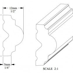 Молдинг под покраску Orac Decor Select PX103 2000×25×12