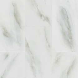 Кварцвиниловый SPC ламинат Fargo Stone Белый Мрамор 6089-1 600×300×4